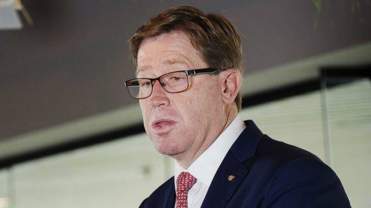 Troy Grant announced he would quit a day before facing a spill motion. Photo: Christopher Pearce