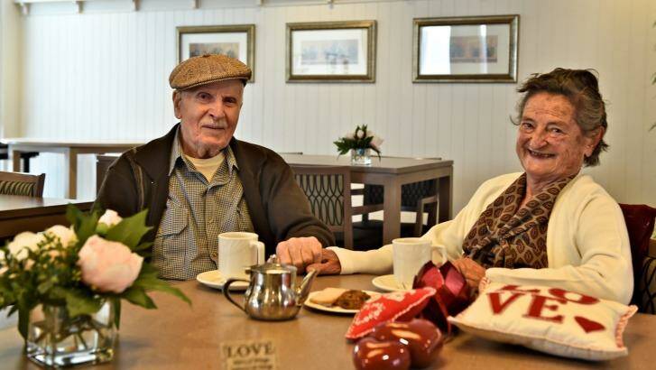 Salvatore and Tindiri will spend their 61st Valentine's Day together this year. Photo: Brendan Esposito