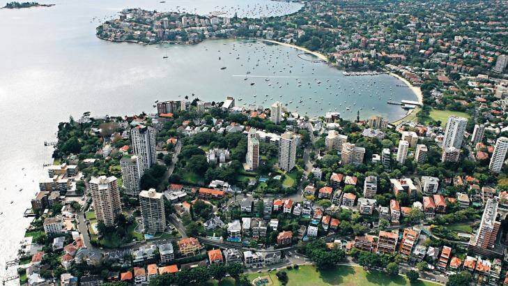 Fastest gains: Darling Point and Point Piper reported the highest average taxable income. Photo: Robert Pearce