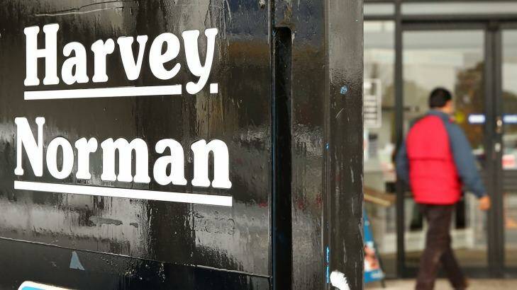 The Harvey Norman electronics chain has now paid $286,000 in penalties for misleading consumers about their rights. Photo: Scott Barbour