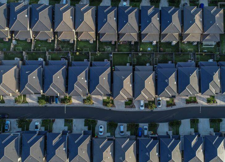 New housing development, Kellyville, North West Sydney. 6th March 2017, Photo: Wolter Peeters, The Sydney Morning Herald.
