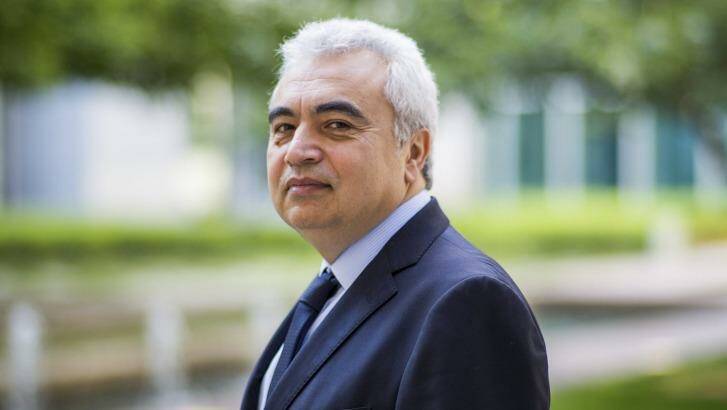 Fatih Birol, IEA's director-general, during a visit to Canberra in 2016. Photo: Sean Davey