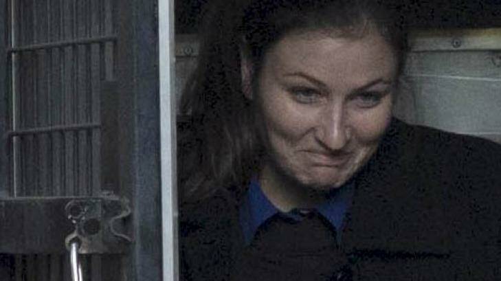 Harriet Wran after she was sentenced last month. Photo: Michelle Mossop