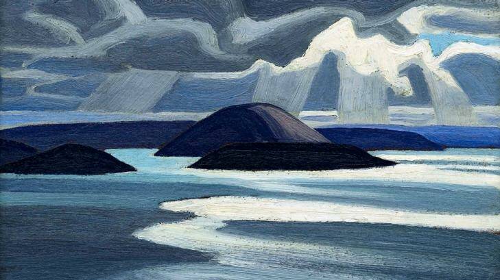 'Lake Superior' by Lawren Harris, one of the paintings Steve Martin is exhibiting.
