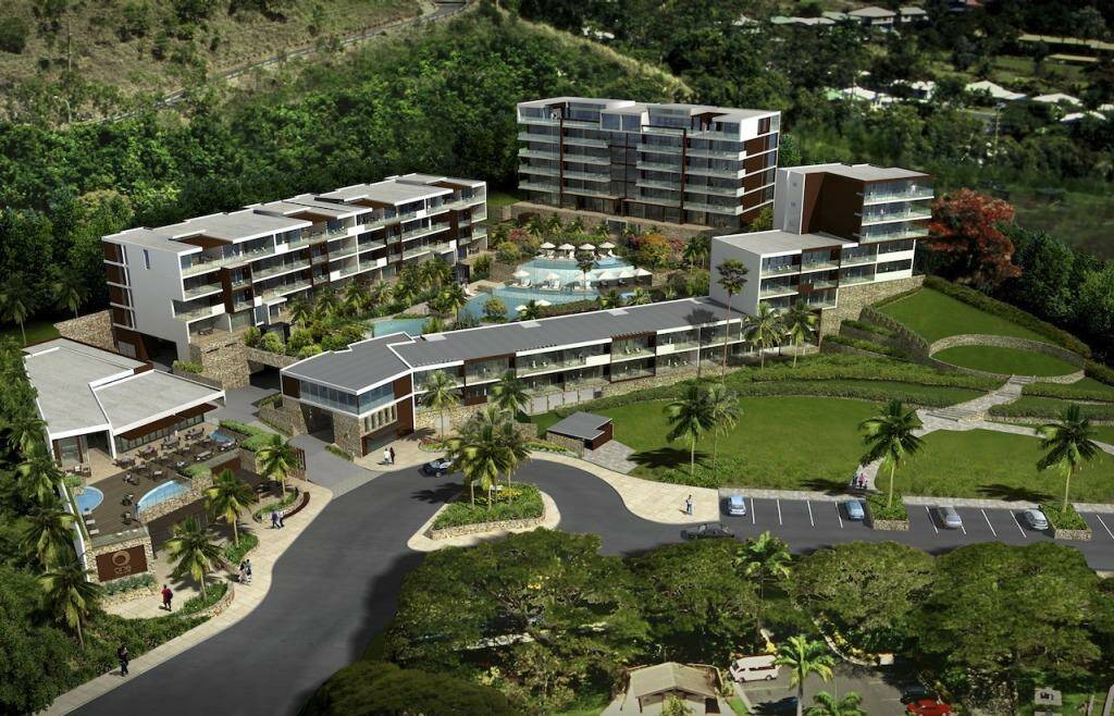 Boost to Queensland: ONE Whitsundays Resort under construction at Airlie Beach.
