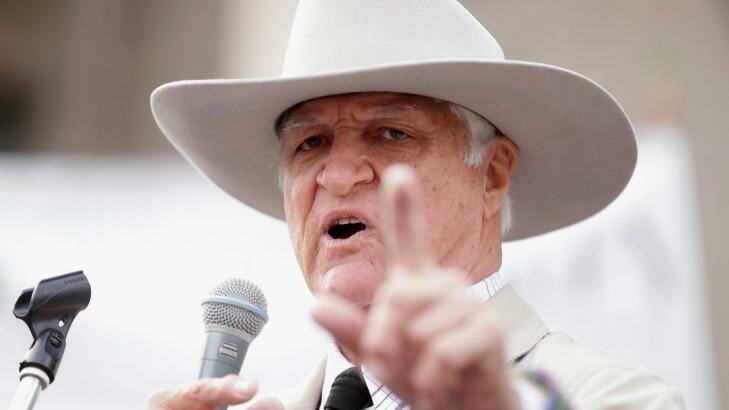 Bob Katter has never certified his work entitlements.  Photo: Darrian Traynor