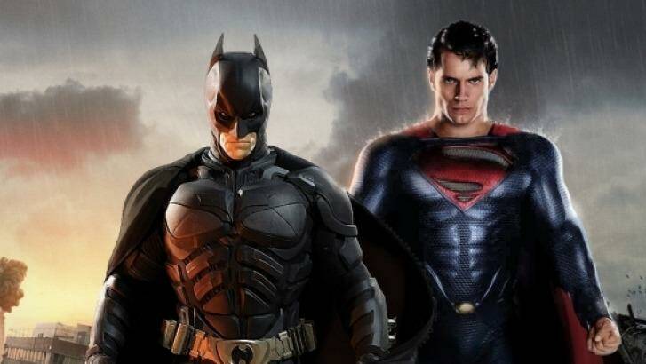 Whinging superheroes: Batman and Superman.