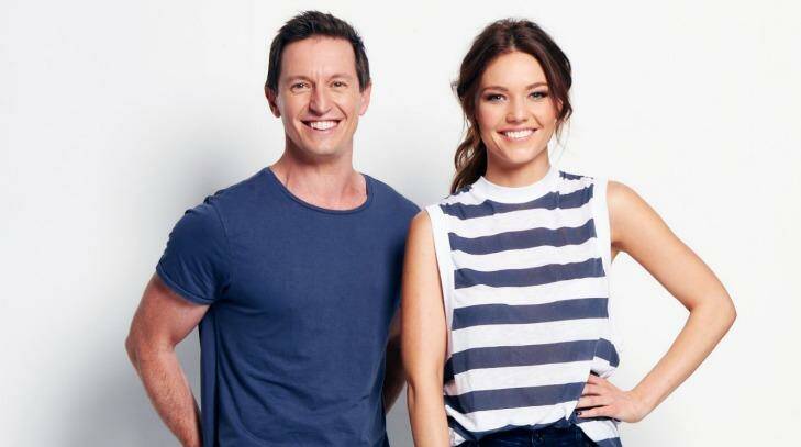 2DayFM's fledgling breakfast show stars Rove and Sam have been axed and moved to a national night show.Supplied.