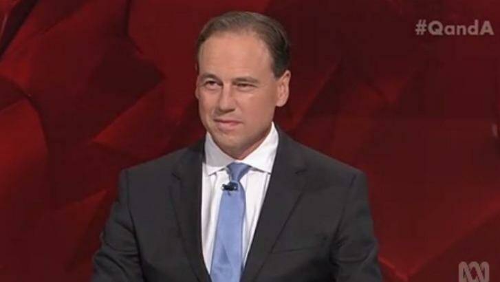 Environment Minister Greg Hunt traded barbs with his Labor counterpart Mark Butler over climate change. Photo: ABC