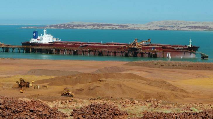 Relief: iron ore miners such as Rio Tinto could save $540m a year in shipping costs at current oil prices. Photo: Erin Jonasson