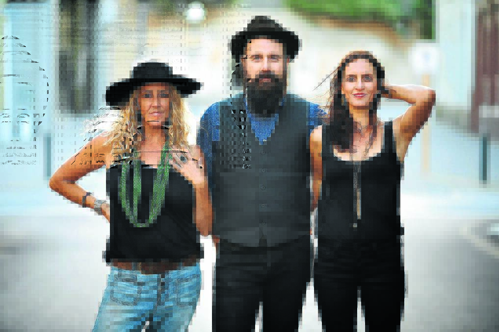 LOVE-IN: Siblings Donna Simpson, left, and Vikki Thorn, with Josh Cunningham, form the core of The Waifs, my newest favourite band.