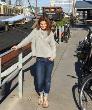 Slain British MP Jo Cox in an image posted by her husband Brendan. Photo: Twitter