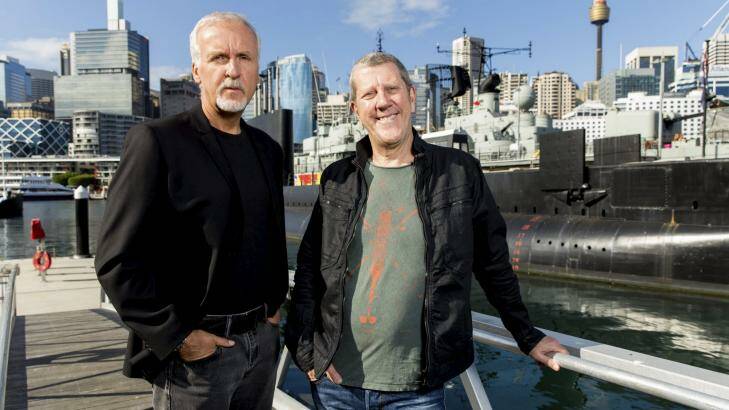 Mission down under: James Cameron enlisted Ray Quint as director on Deepsea Challenge 3D. Photo: Caroline McCredie/Getty Images