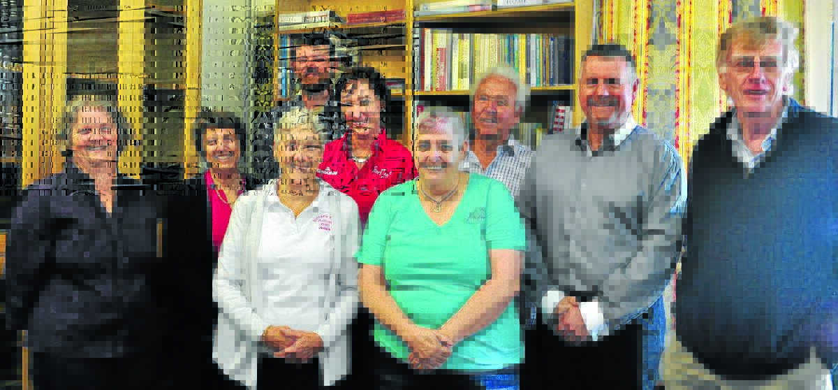 ANOTHER FAIR COMING: Jan Clark, left, and Vicki Taylor (Go Create New England), Michelle Rottcher and Matt (BackTrack Youth Works), Raylea Clout and Judith (Raylea s Touch Massage), Rolf Blickling (Blickling Estate, and Banalasta), Michael Pearce (Uralla mayor) and Ross Burnett (Burnett s Bookshop, and Caffe Gusto) at the launch.