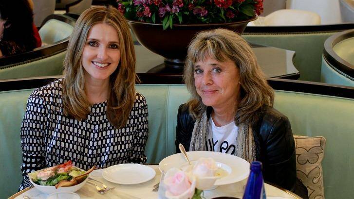 Date with Kate, Suzi Quatro with Kate Waterhouse at the Lanham Hotel Bistro at Millers Point. Photo: Ben Rushton