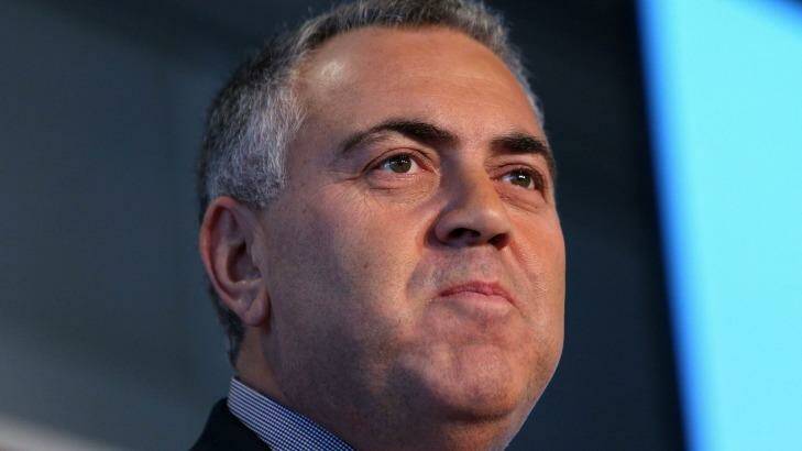 Facing overwhelming angst: Treasurer Joe Hockey  has plans to extract more tax out of multinationals. Photo: Graham Denholm