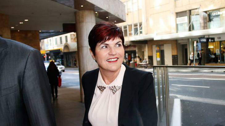 Robyn Parker heads into the ICAC today. Photo: Daniel Munoz