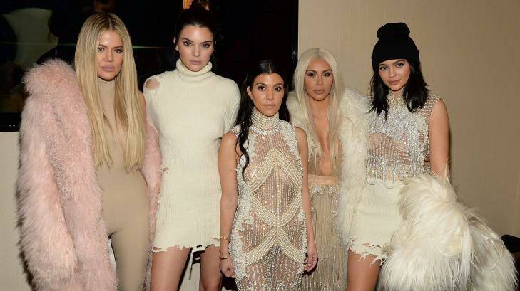 (L-R) Khloe Kardashian, Kendall Jenner, Kourtney Kardashian, Kim Kardashian West, and Kylie Jenner. Photo: Kevin Mazur