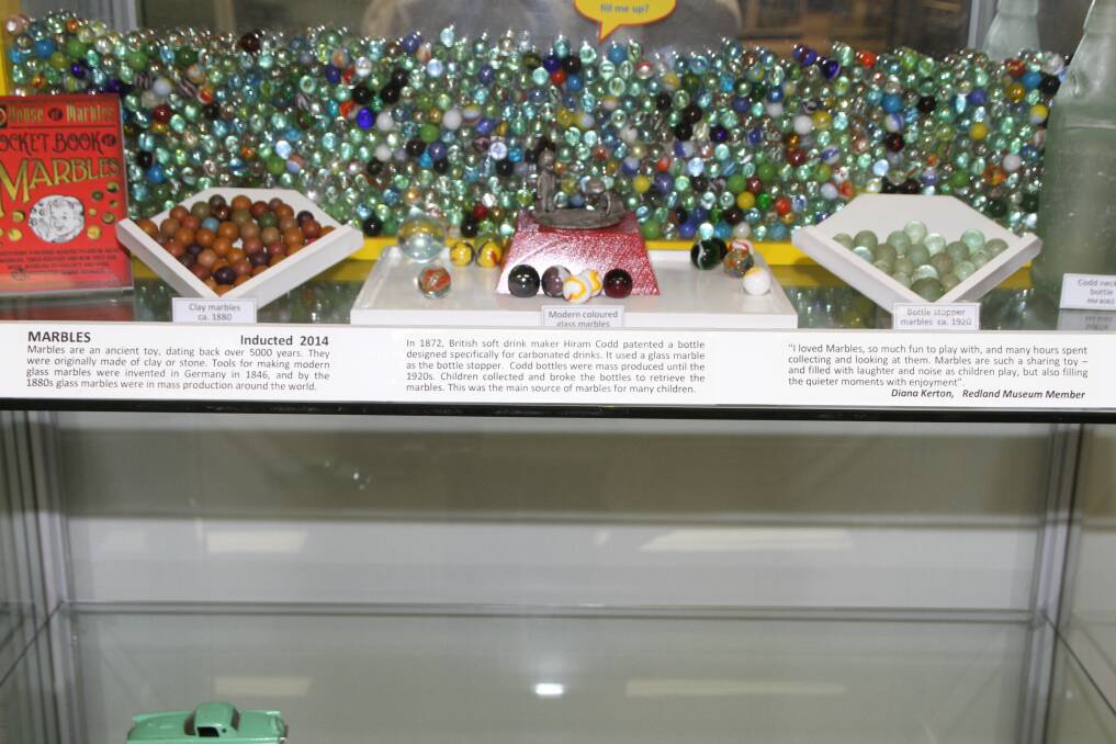 The Australian Toy Hall of Fame will boast a vast display of marbles, including clay marbles (c.1880) and bottle stopper marbles (c. 1920). Photo by Chris McCormack