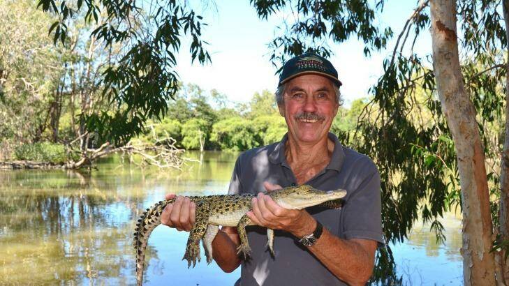 Up close and personal: Bob Flemming has created a sanctuary for native animals near Townsville.