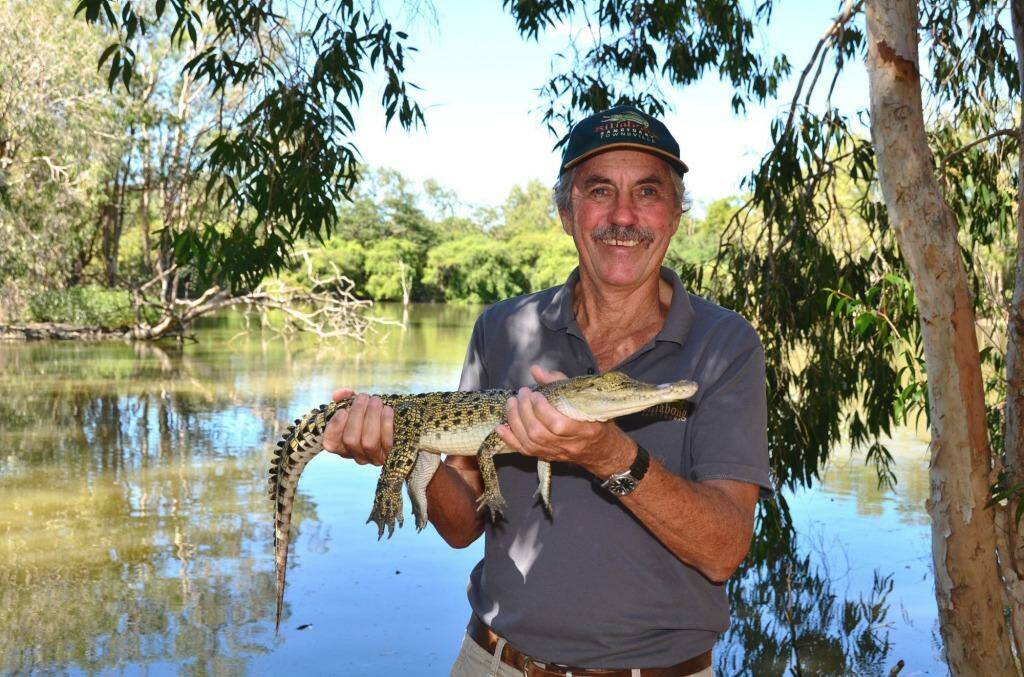 Up close and personal: Bob Flemming has created a sanctuary for native animals near Townsville.
