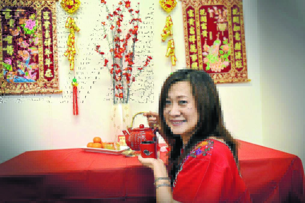 THE YEAR OF THE GOAT: Centacare NENW community multicultural officer Suelyn Pakes is preparing for Chinese New Year. Photo: Geoff O'Neill 060215GOC01