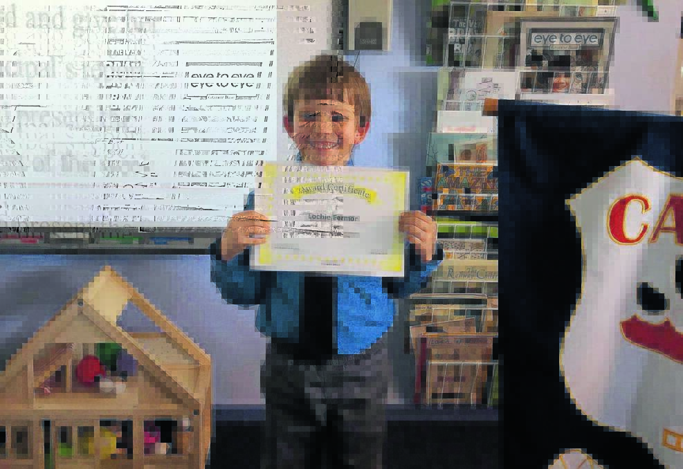 Well done to Lochlan Fermor who received last week s principal s award at Carroll Public School.