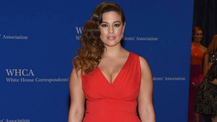 Ashley Graham has found fame as a leading plus-size model. Photo: Larry Busacca