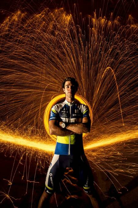 Canberra cyclist Michael Matthews. Photo: Jay Cronan