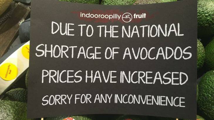Brisbane shop posts sign to warn consumers. Photo: The Avolution