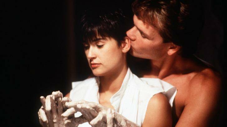 Demi Moore and Patrick Swayze in Ghost. Photo: Paramount Pictures