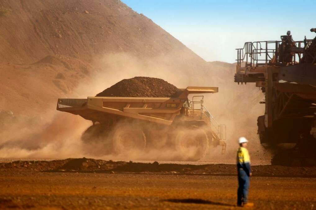 The price of iron ore has declined by nearly 50 per cent this year. Photo: Quentin Jones
