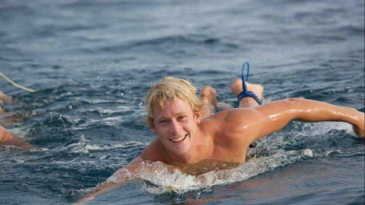 Australian surfer Adam Dube, who drowned off the Mentawai islands in Indonesia on Wednesday. 