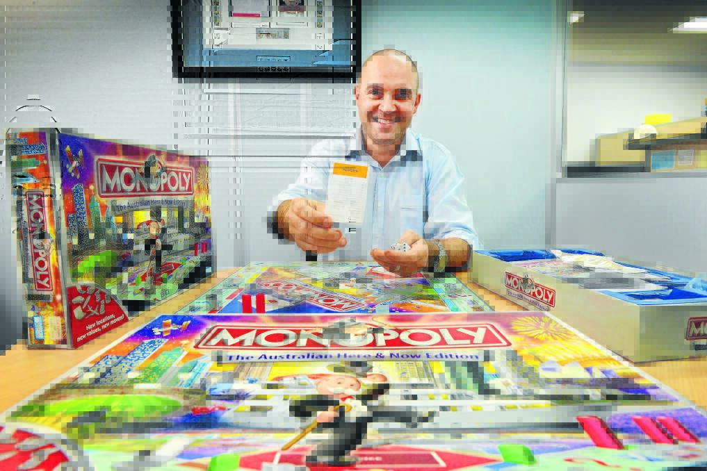 GET ONBOARD: Destination Tamworth's Craig Dunstan wants Tamworthians and those who love our city to put us on the new world Monopoly board by voting for the 
Country Music Capital. Photo: Barry Smith 270215BSB04