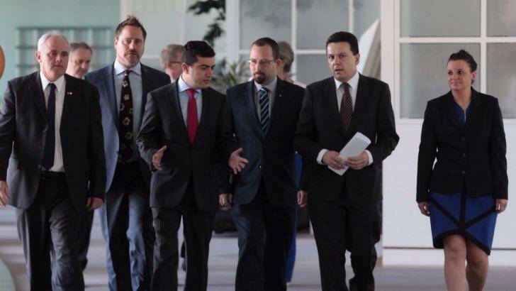 Coalition of common sense? Crossbench and opposition senators on Wednesday. Photo: Andrew Meares