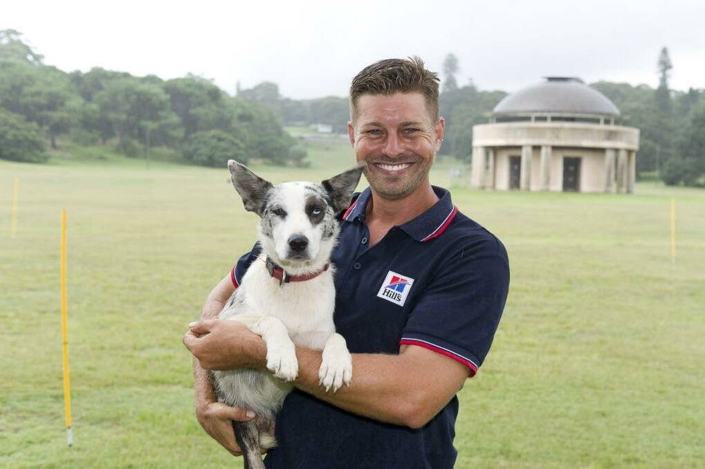 Farmer Dave Graham and his dog Sydney the Australian Koolie   Photo: supplied
