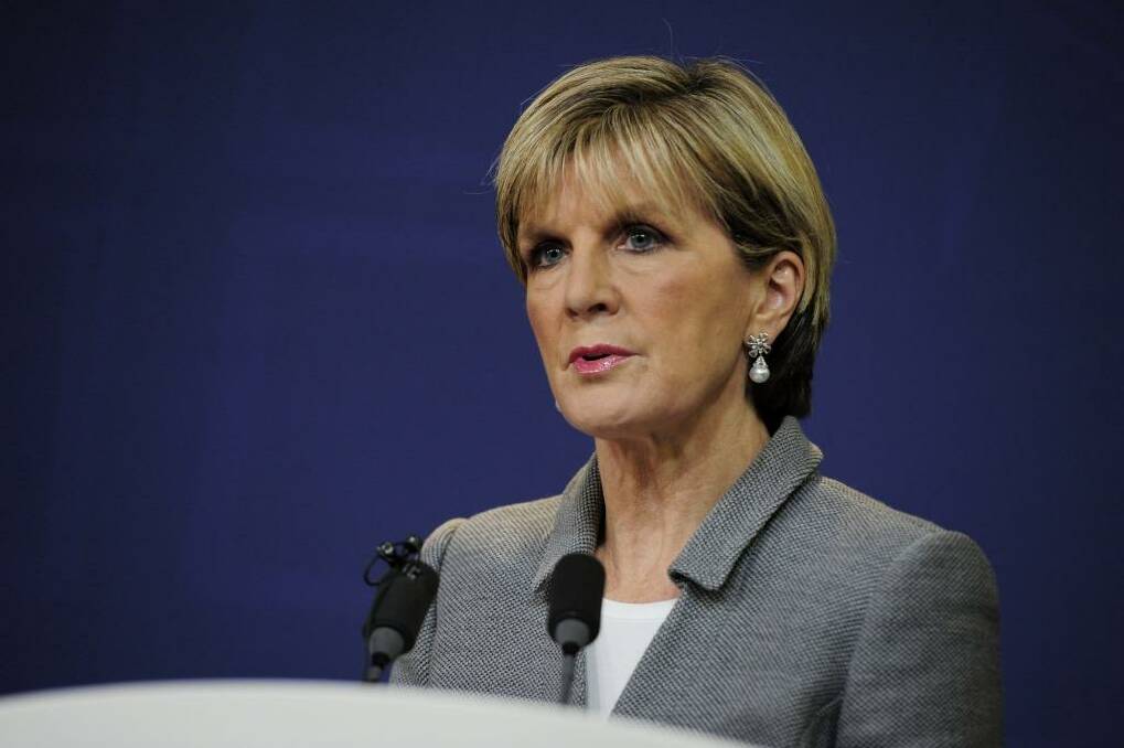 Foreign Minister Julie Bishop will attend a UN climate change summit next week. Photo: Brett Hemmings/Fairfax Media via Getty Images