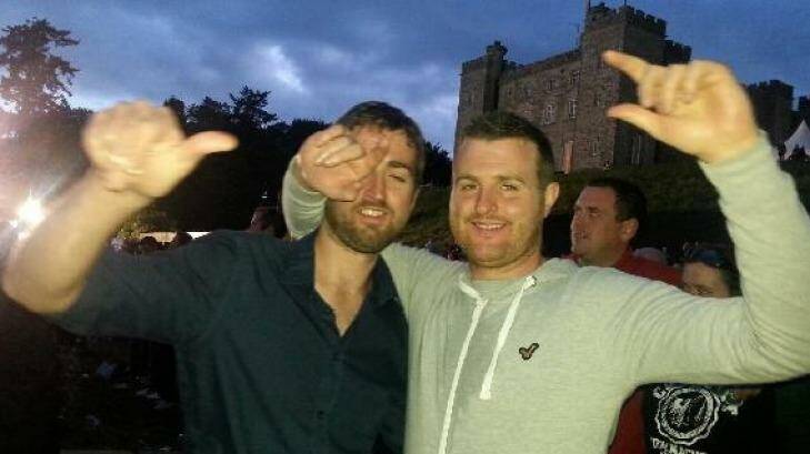 Brothers in arms: Patrick and Barry Lyttle in happier times.  Photo: Facebook