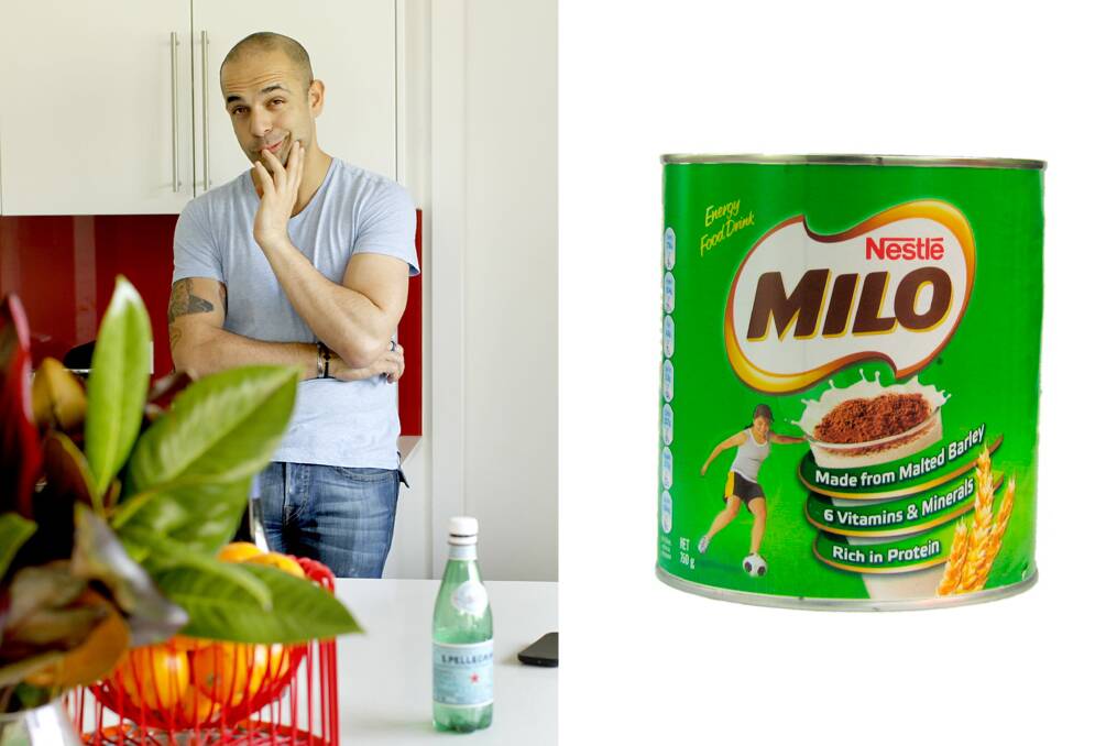 Adriano Zumbo: 'I love my childhood things like ice-cream and Milo, stirring it up and getting it back to semi-liquid then sucking it off the spoon.' Photo: Steven Siewert
