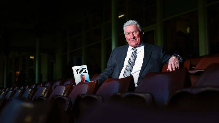 The Voice: Rugby league commentator Ray Warren at the SCG. Photo: Mark Nolan/Getty Images
