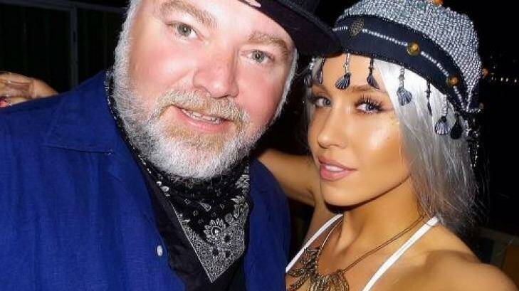 Wedding bells are about to chime for Sydney's favourite shock jock Kyle Sandilands and his long-term girlfriend Imogen Anthony. Photo: Imogen Anthony/Instagram