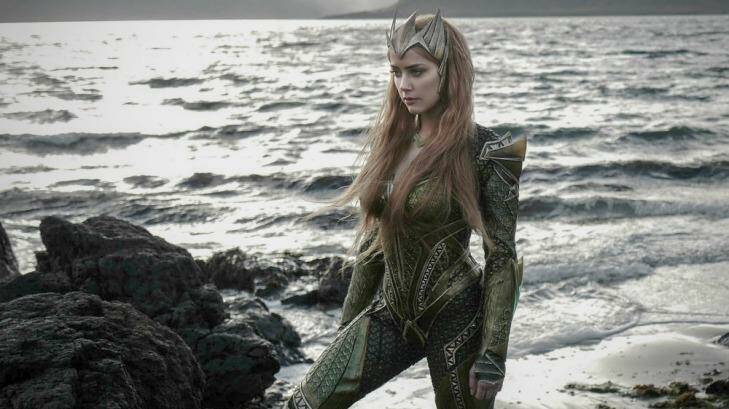 Amber Heard in costume for her new film, <i>Aquaman</i>, which will film on the Gold Coast. Photo: Warner Bros / DC Comics