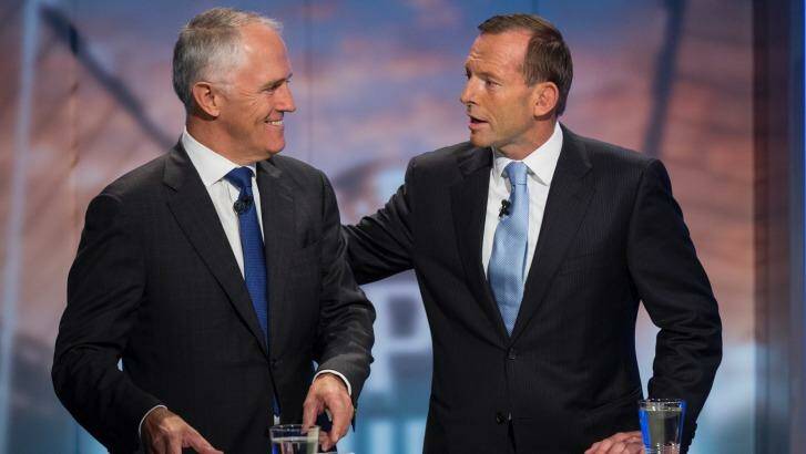Malcolm Turnbull v Tony Abbott, the intensity is coming to a head. Photo: Angus Mordant