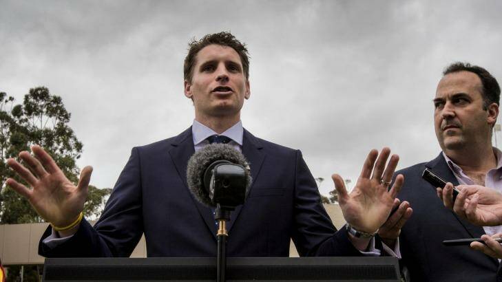 Andrew Hastie, Liberal Candidate for Canning on the road


 Photo: Ross Swanborough