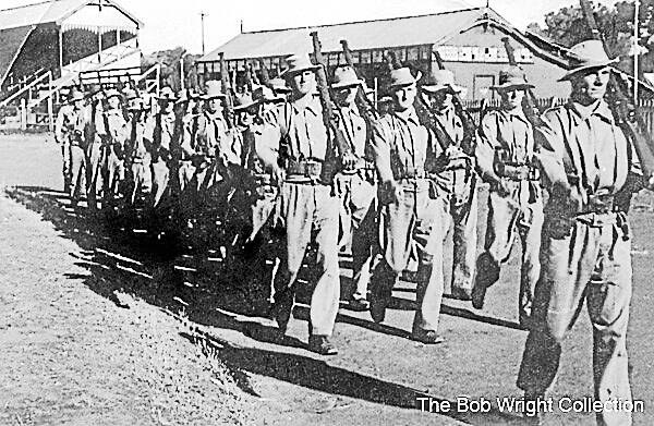 SHOW PARADE: Another 2/30th Battalion image and what is most likely taken on the Tamworth showground.
