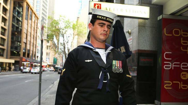 Naval technician Michael Daniel Thompson has had his conviction for assaulting a fellow sailor quashed. Photo: Kate Geraghty