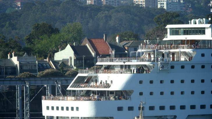 Cruise ships berthed at White Bay Cruise Terminal are causing concern for local residents.  Photo: Wolter Peeters