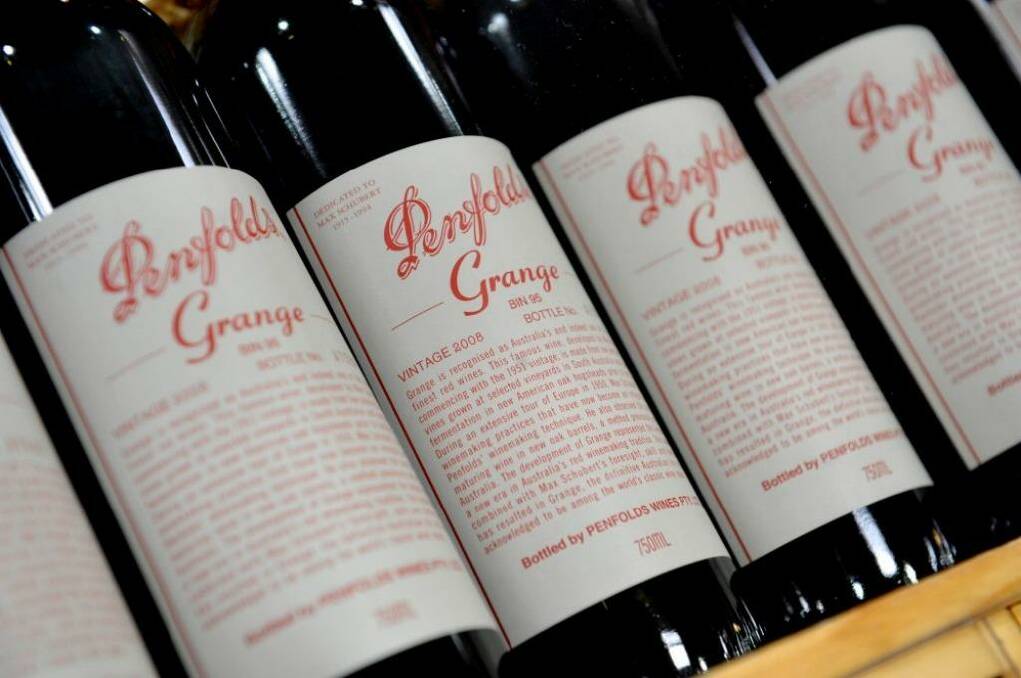 Class-action: Treasury Wine Estates, which owns brands including Penfolds, faces legal action from shareholders over its disclosure of writedowns for its US business last year. Photo: Justin McManus