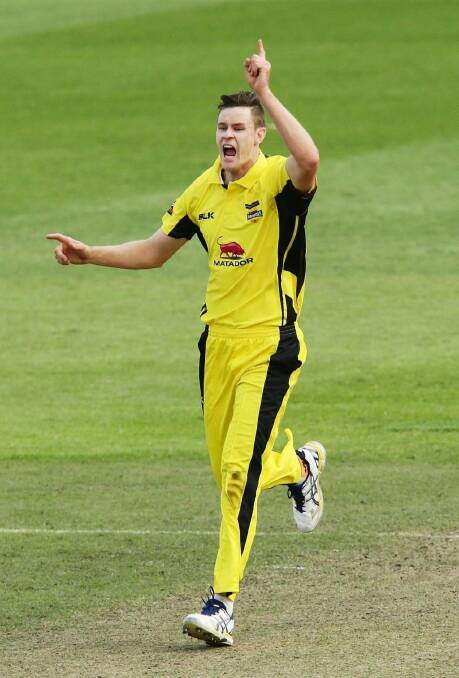 Western Australia fast bowler Jason Behrendorff is pushing for Australian selection after excellent form in the national one-day competition. Photo: Matt King
