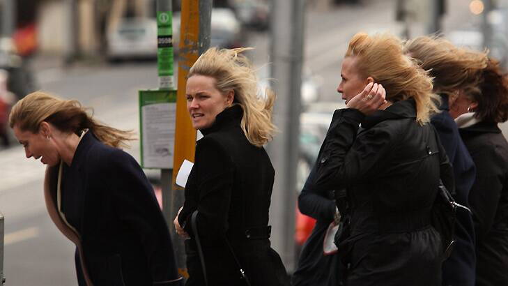 Melburnians were whipped by winds overnight. Photo: File photo